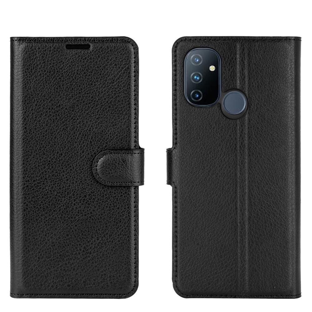 OnePlus Nord N100 Wallet Book Cover Black