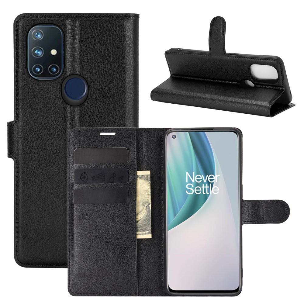 OnePlus Nord N10 5G Wallet Book Cover Black
