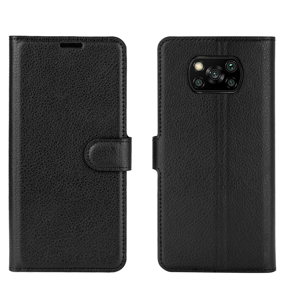 Xiaomi Poco X3 NFC Wallet Book Cover Black