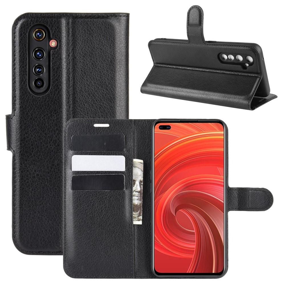 Realme X50 Pro 5G Wallet Book Cover Black