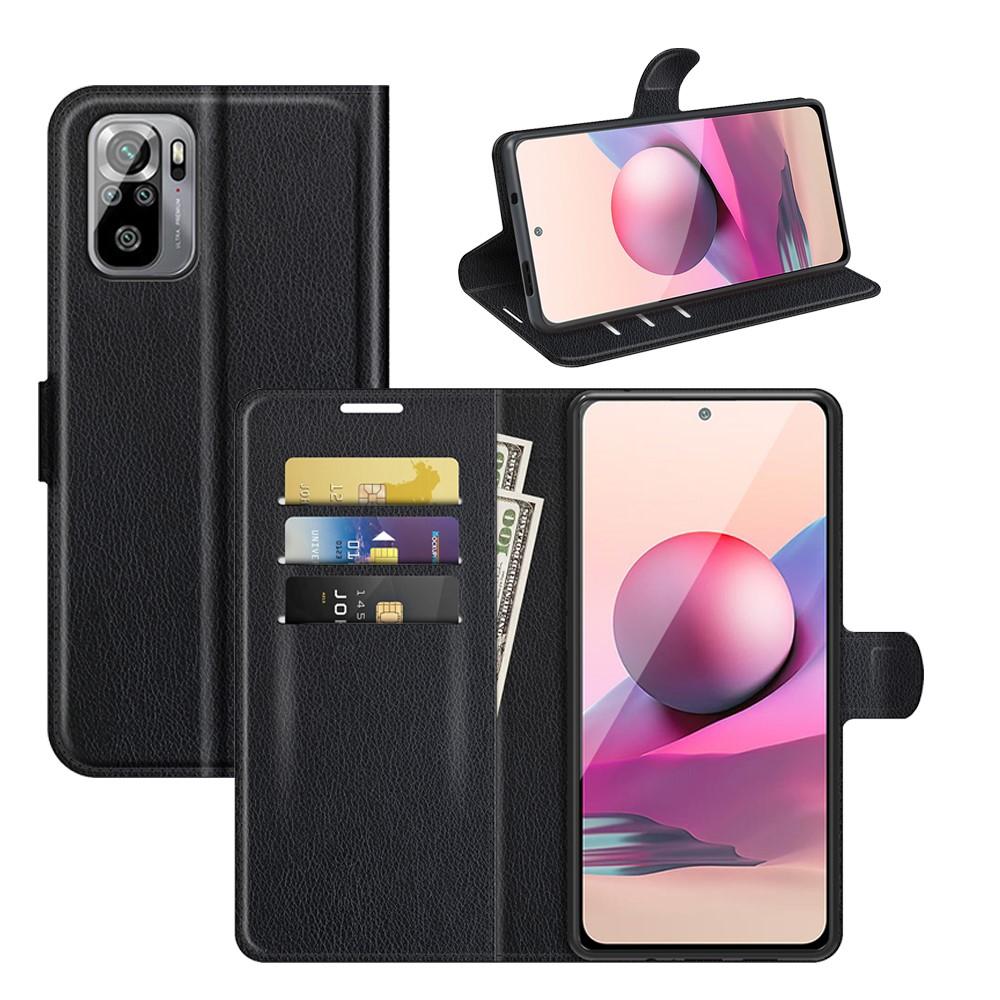 Xiaomi Redmi Note 10/Note 10S Wallet Book Cover Black