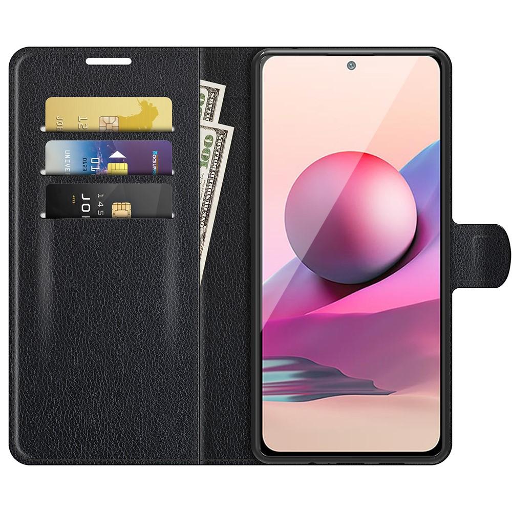 Xiaomi Redmi Note 10/Note 10S Wallet Book Cover Black