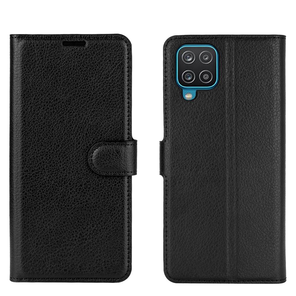 Samsung Galaxy A12 5G Wallet Book Cover Black