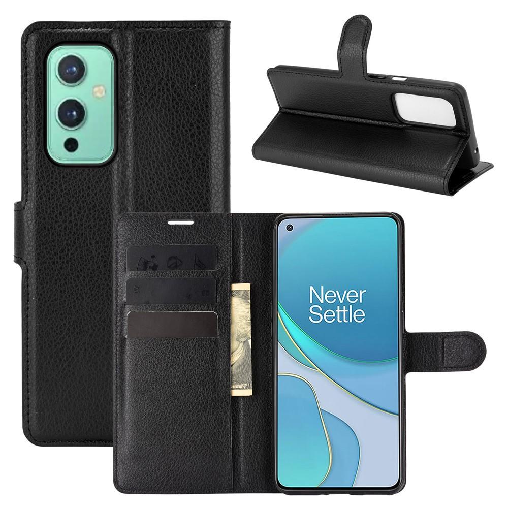 OnePlus 9 Wallet Book Cover Black