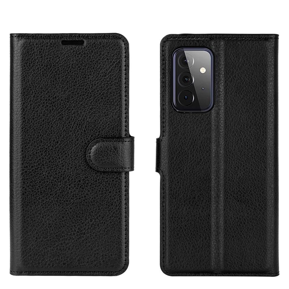 Samsung Galaxy A72 5G Wallet Book Cover Black