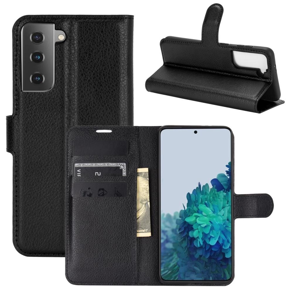 Samsung Galaxy S21 Plus Wallet Book Cover Black