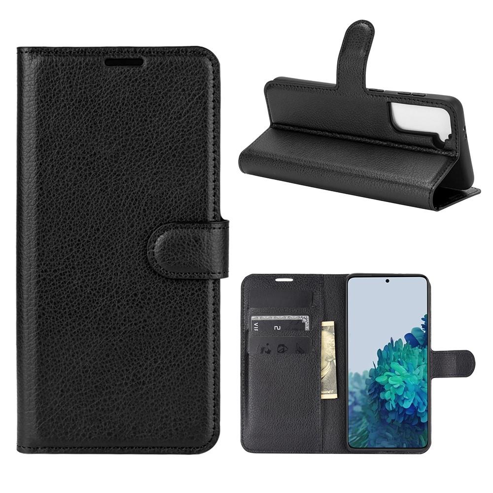 Samsung Galaxy S21 Wallet Book Cover Black