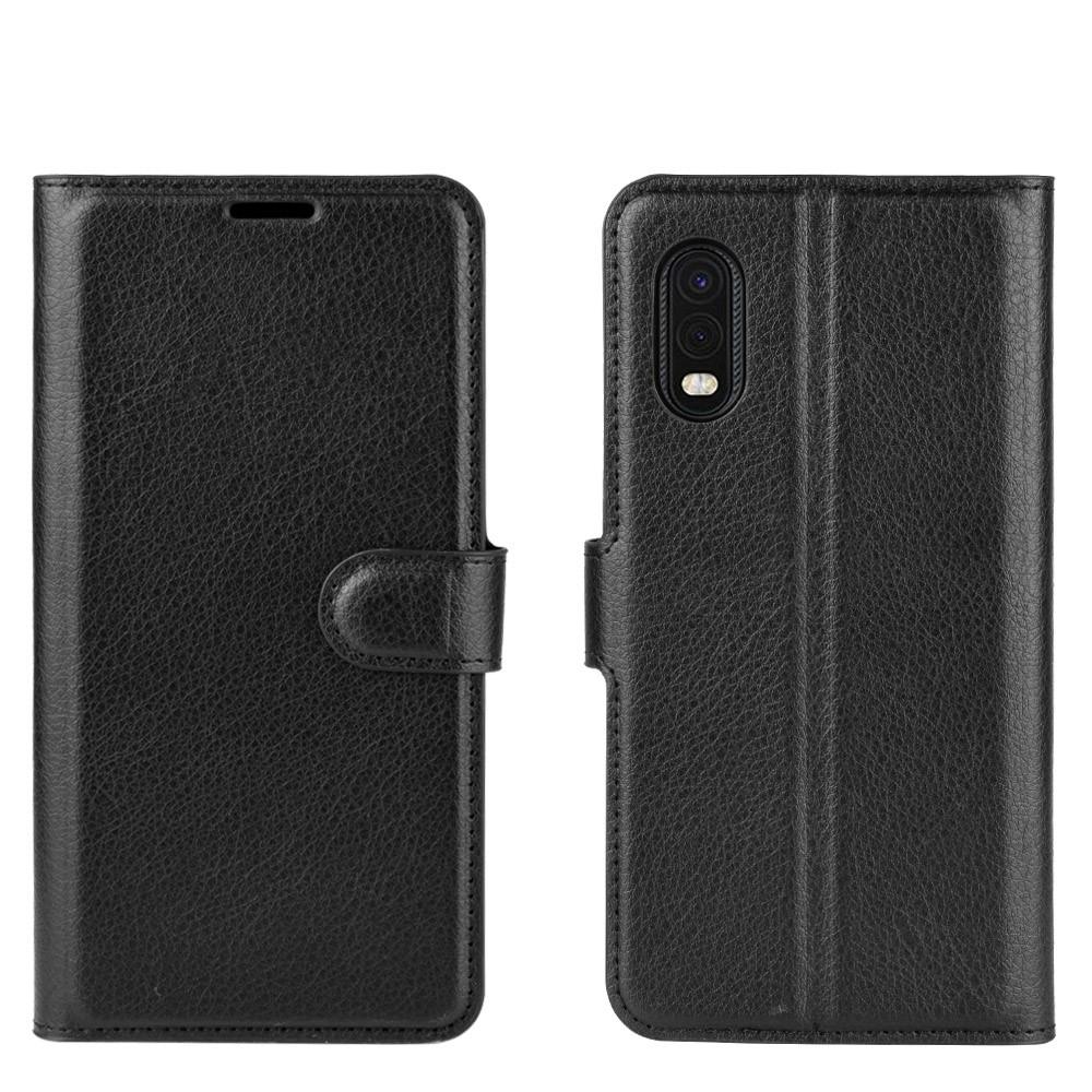 Samsung Galaxy Xcover Pro Wallet Book Cover Black