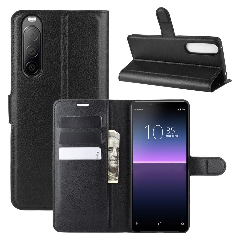 Sony Xperia 10 II Wallet Book Cover Black
