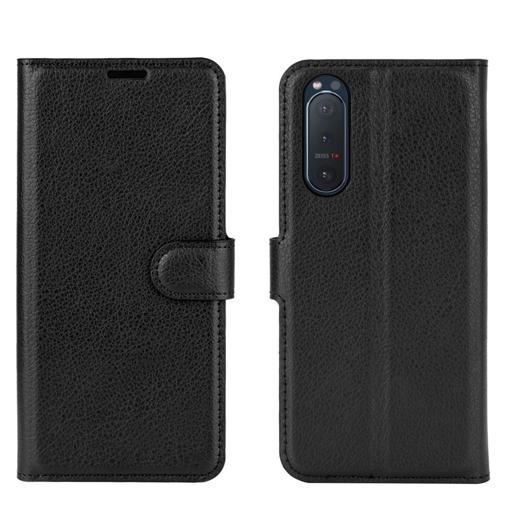 Sony Xperia 5 II Wallet Book Cover Black
