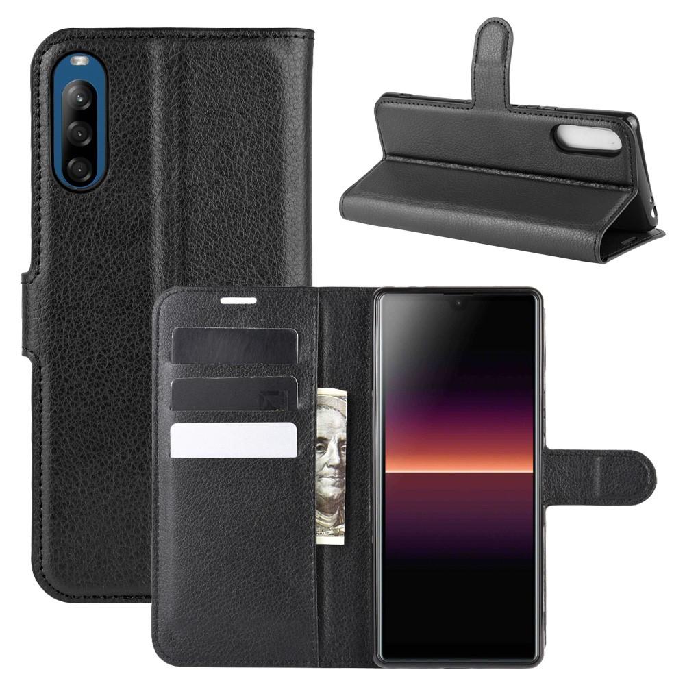 Sony Xperia L4 Wallet Book Cover Black