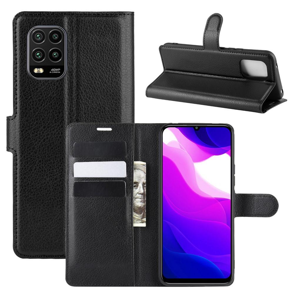 Xiaomi Mi 10 Lite Wallet Book Cover Black