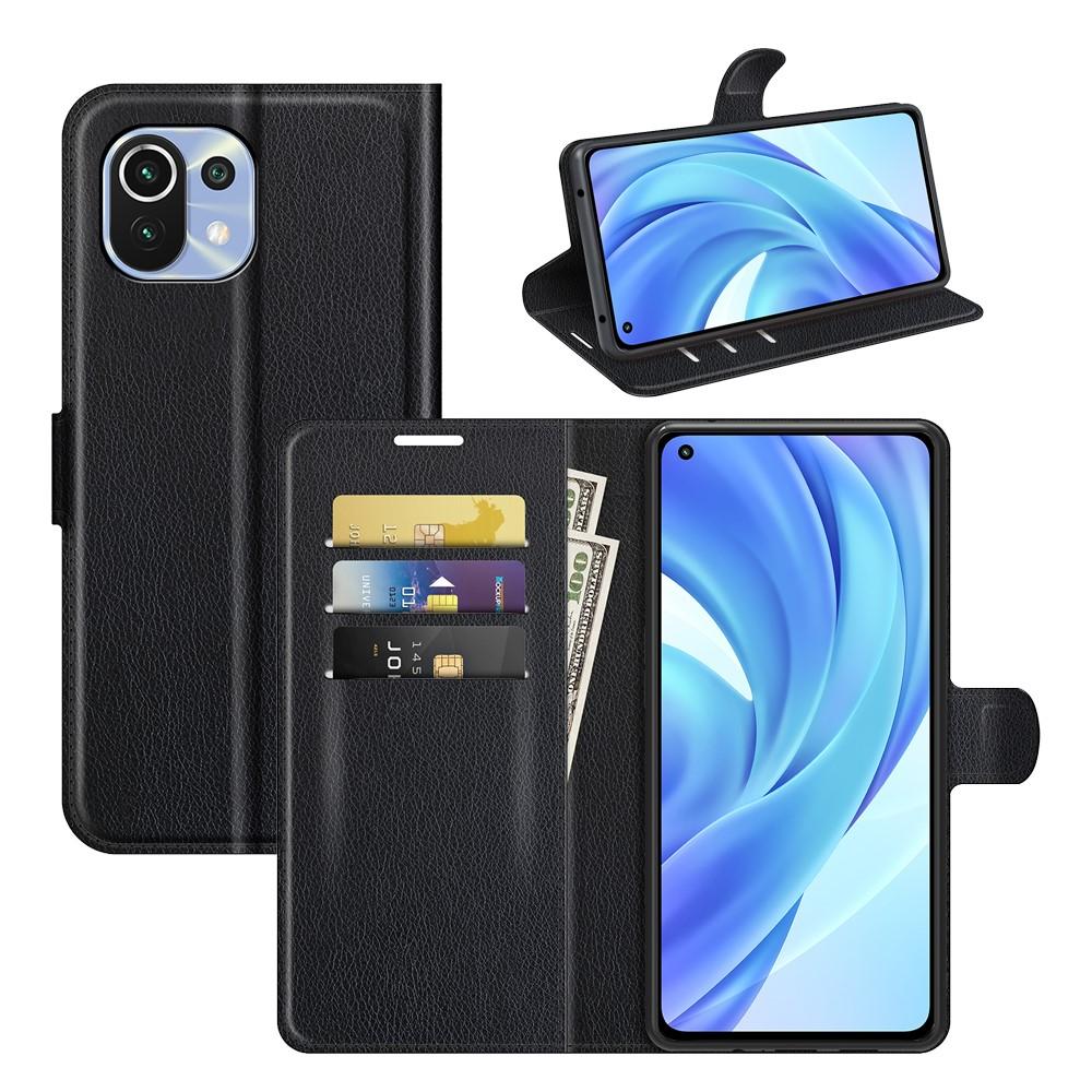 Xiaomi Mi 11 Lite 5G Wallet Book Cover Black