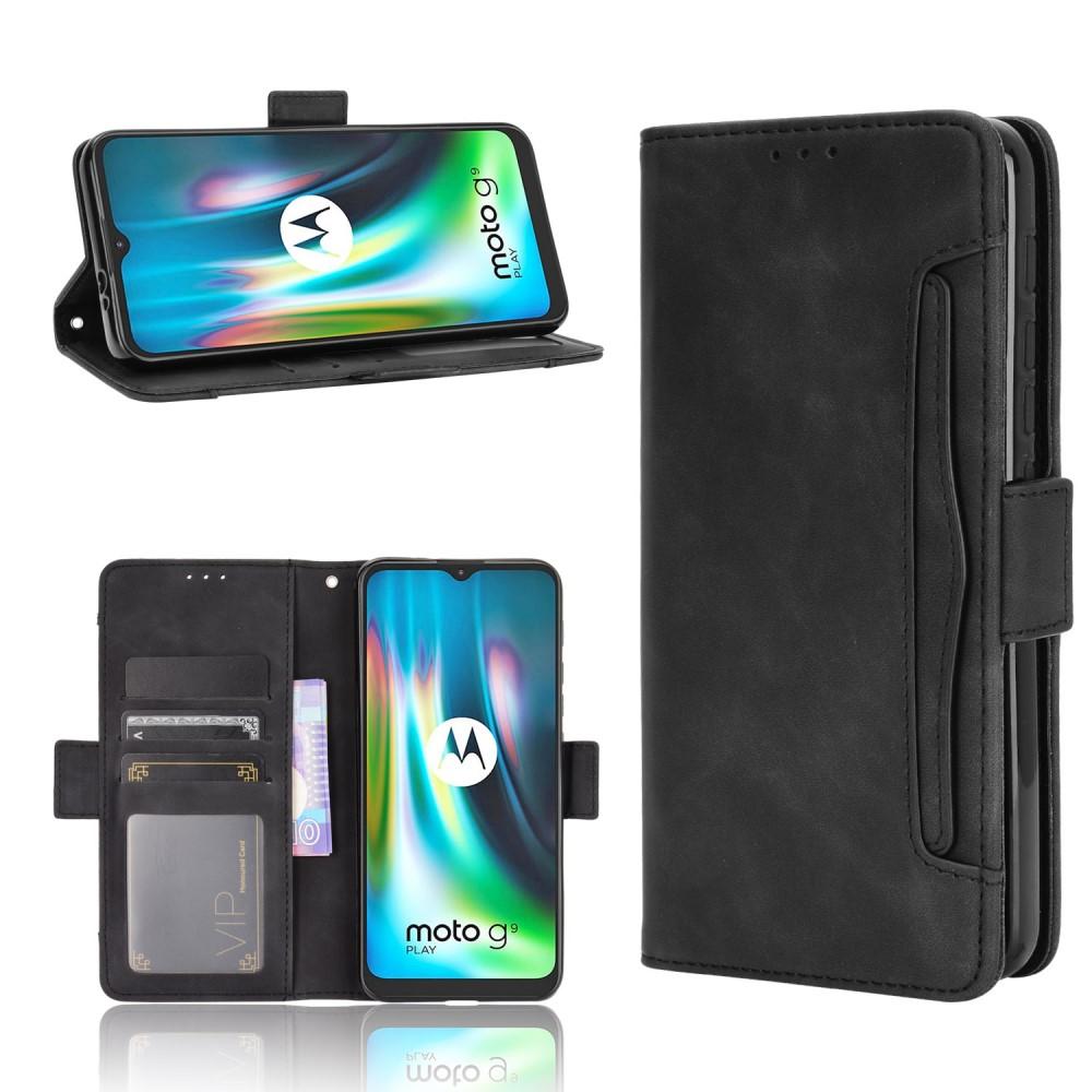 Motorola Moto E7 Plus Multi Wallet Case Black