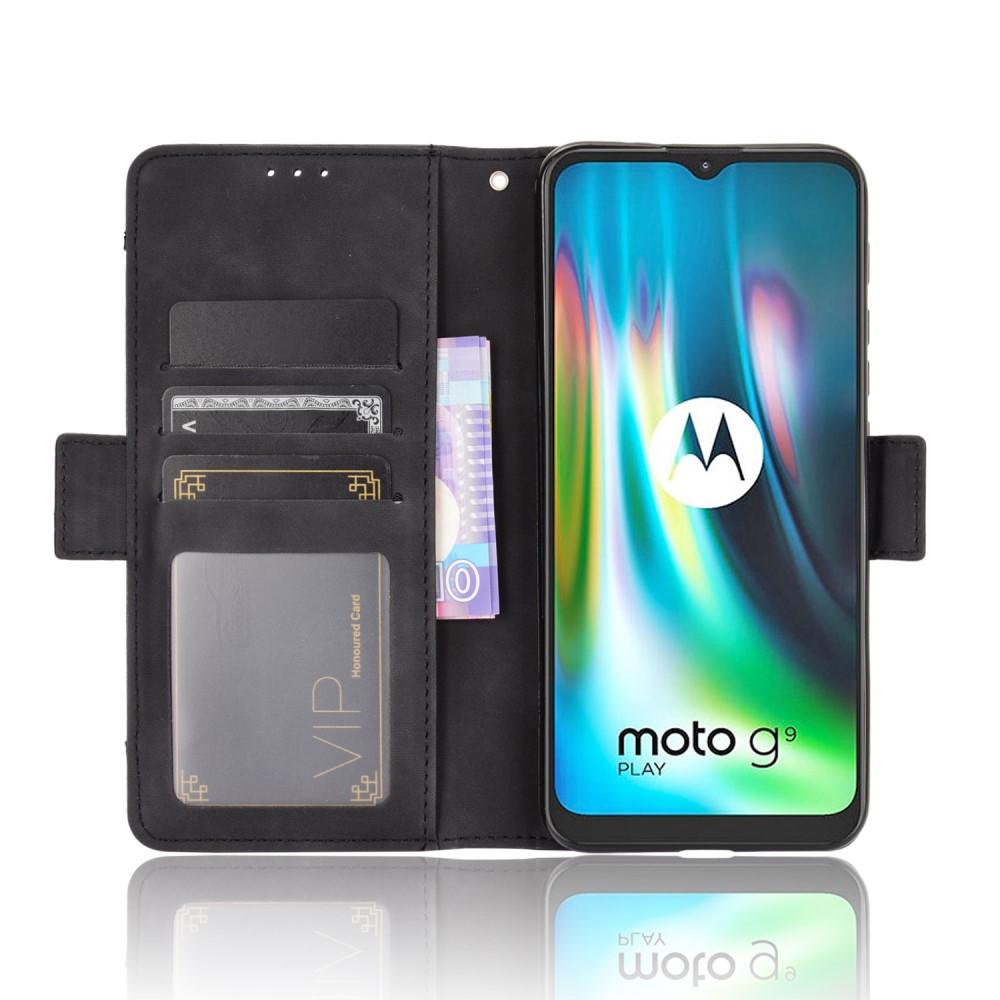 Motorola Moto E7 Plus Multi Wallet Case Black