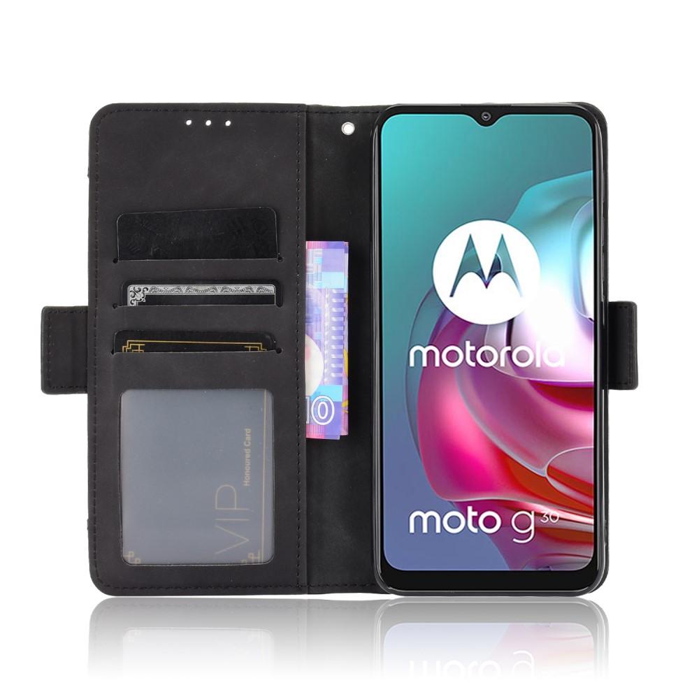 Motorola Moto G10/G20/G30 Multi Wallet Case Black