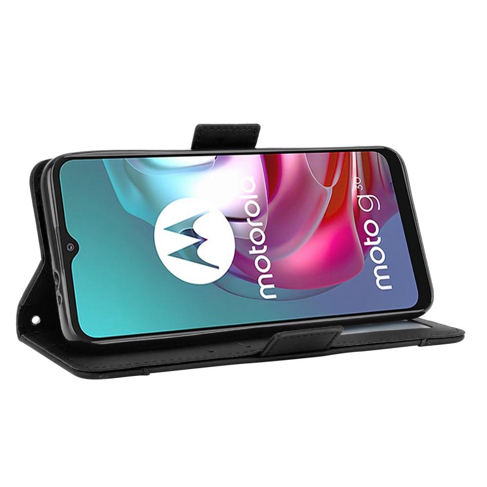 Motorola Moto G10/G20/G30 Multi Wallet Case Black