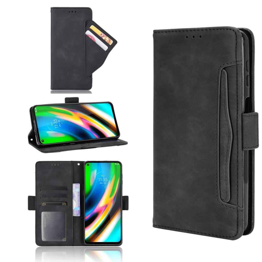 Motorola Moto G9 Plus Multi Wallet Case Black