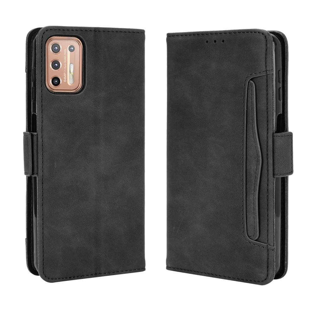 Motorola Moto G9 Plus Multi Wallet Case Black