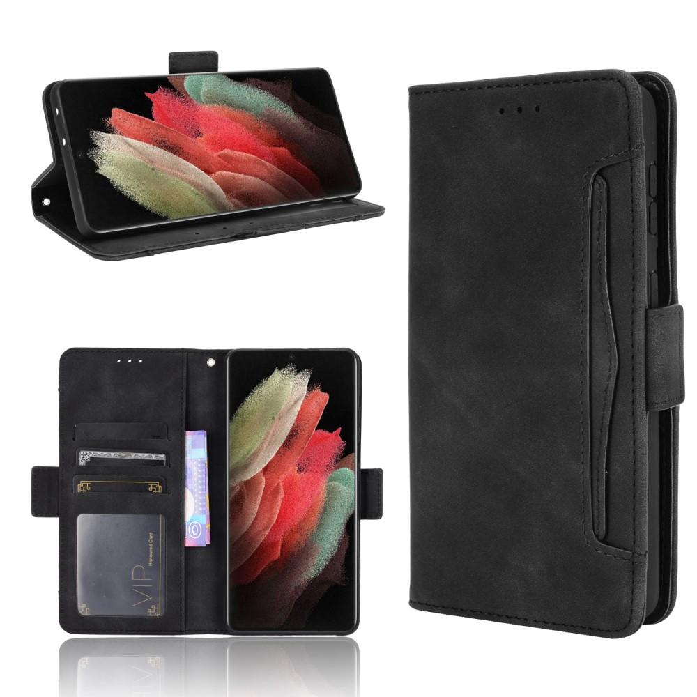 Samsung Galaxy S21 Ultra Multi Wallet Case Black