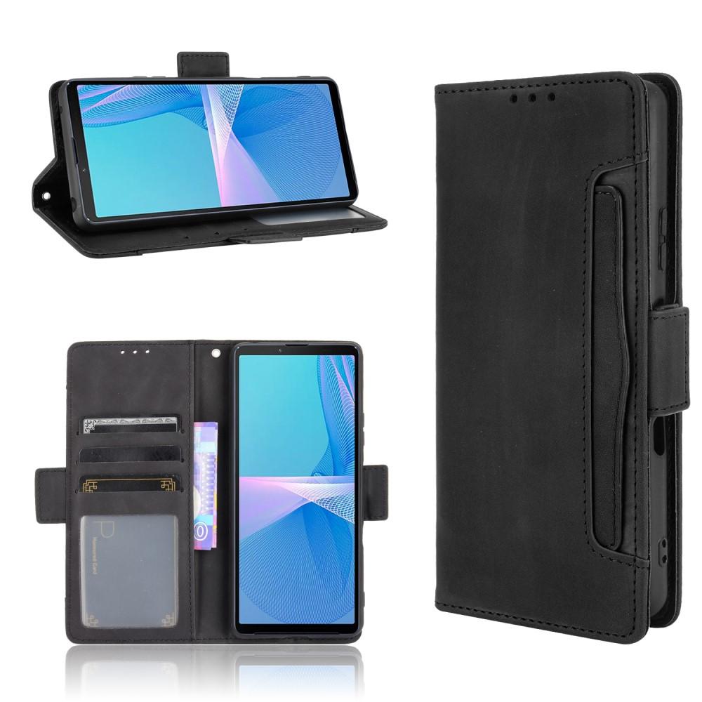 Sony Xperia 10 III Multi Wallet Case Black