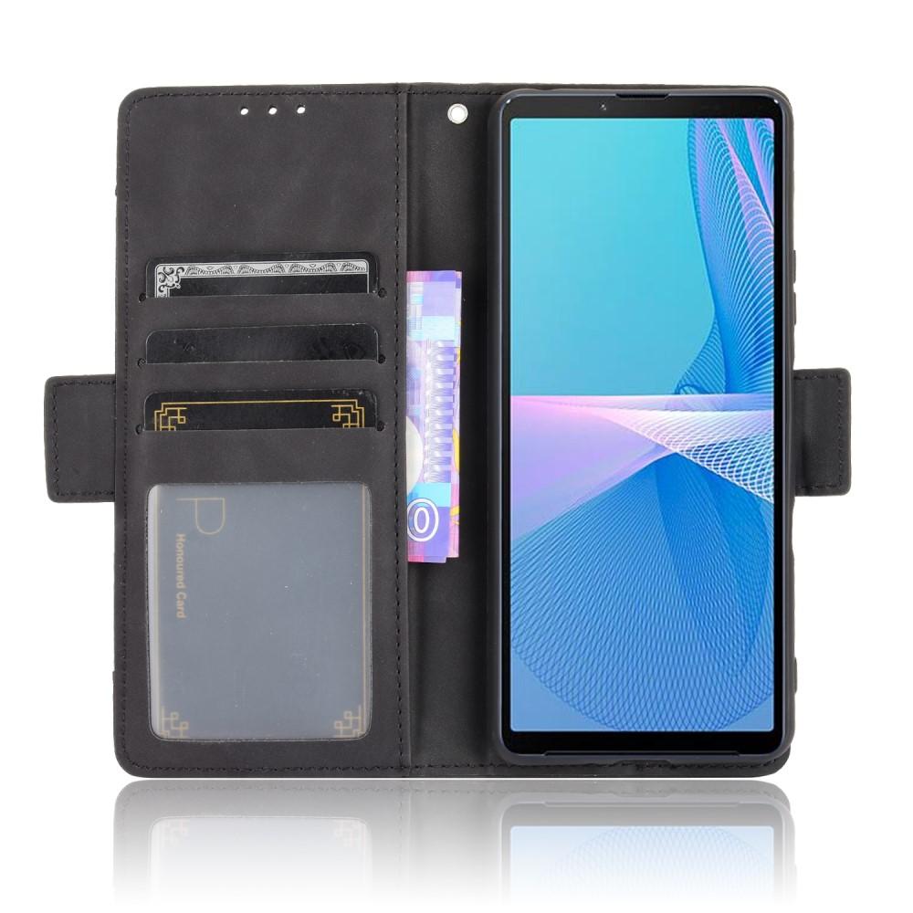 Sony Xperia 10 III Multi Wallet Case Black