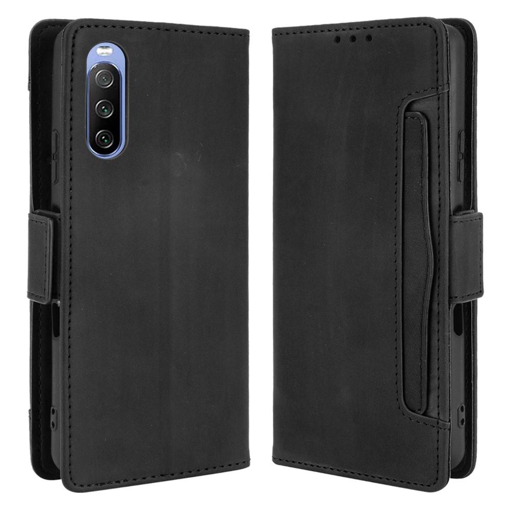 Sony Xperia 10 III Multi Wallet Case Black