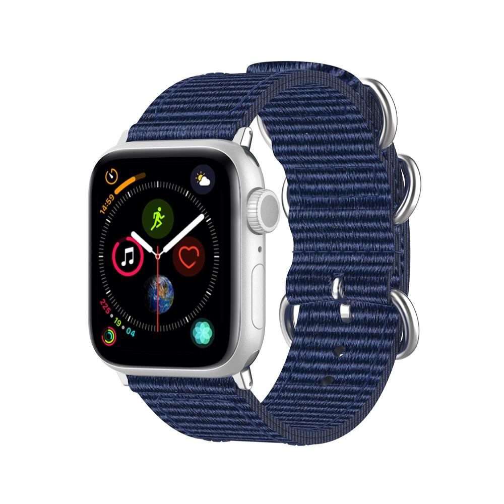 Apple Watch 45mm Series 9 Nato Strap Blue