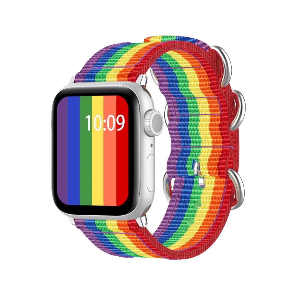 Apple Watch 41mm Series 8 Nato Strap Rainbow