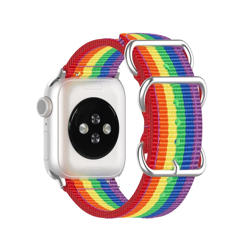 Apple Watch 41mm Series 8 Nato Strap Rainbow