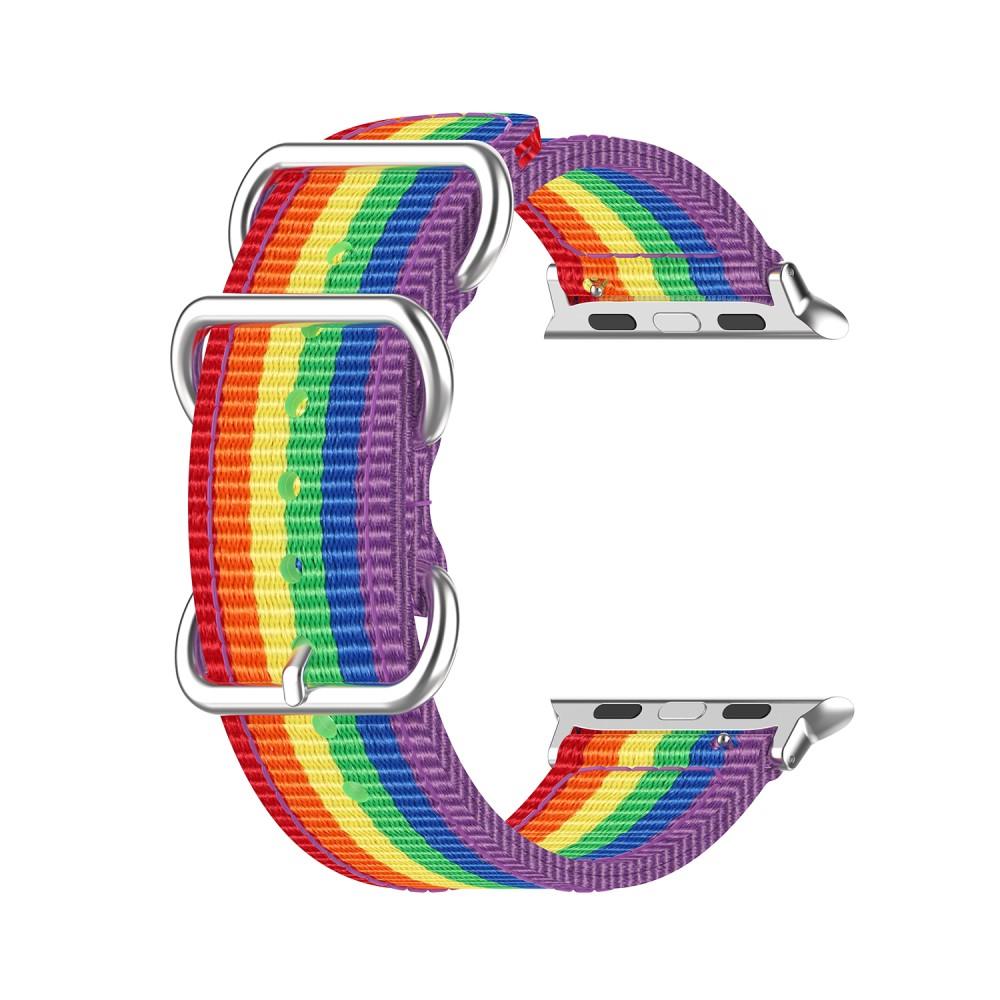 Apple Watch 41mm Series 8 Nato Strap Rainbow