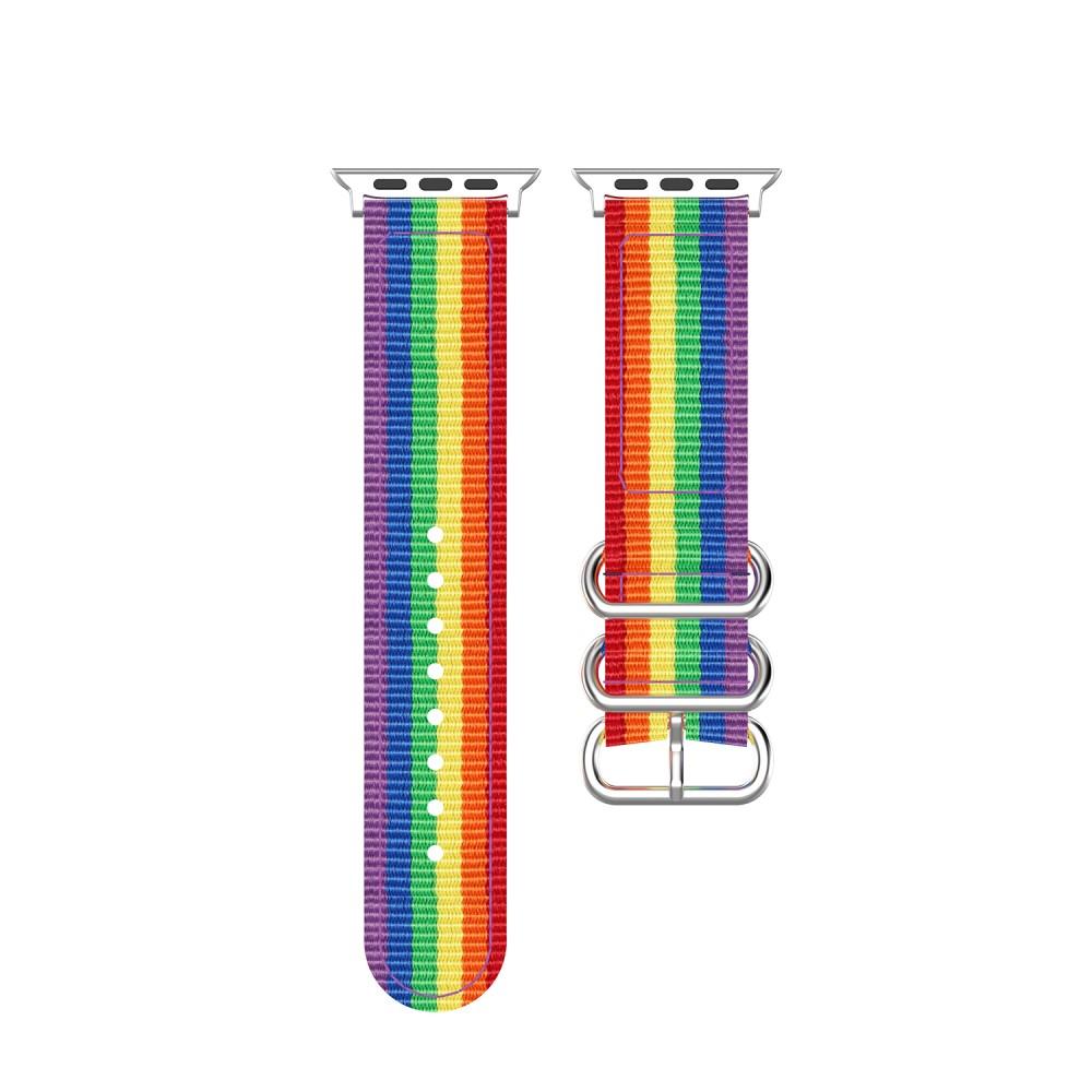 Apple Watch 41mm Series 8 Nato Strap Rainbow