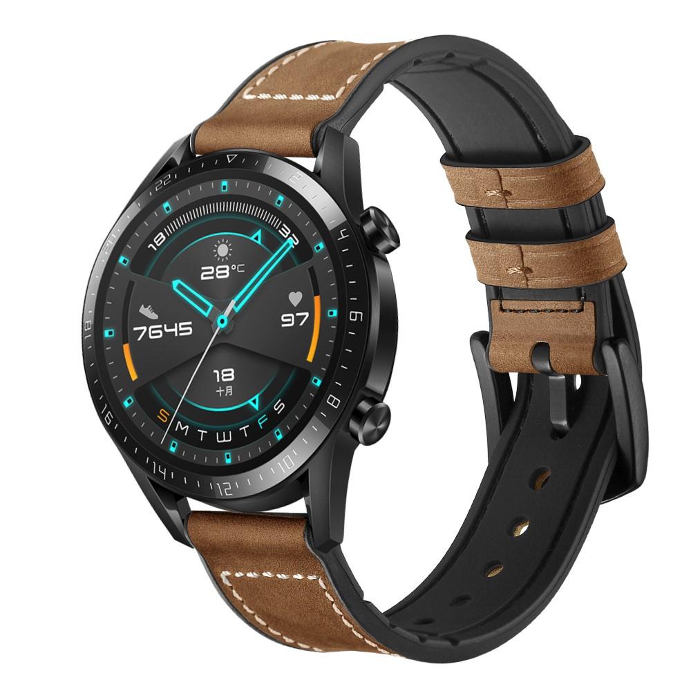 Huawei Watch GT 2 Pro/GT 2 46mm/GT 2e Premium Leather Band Brown