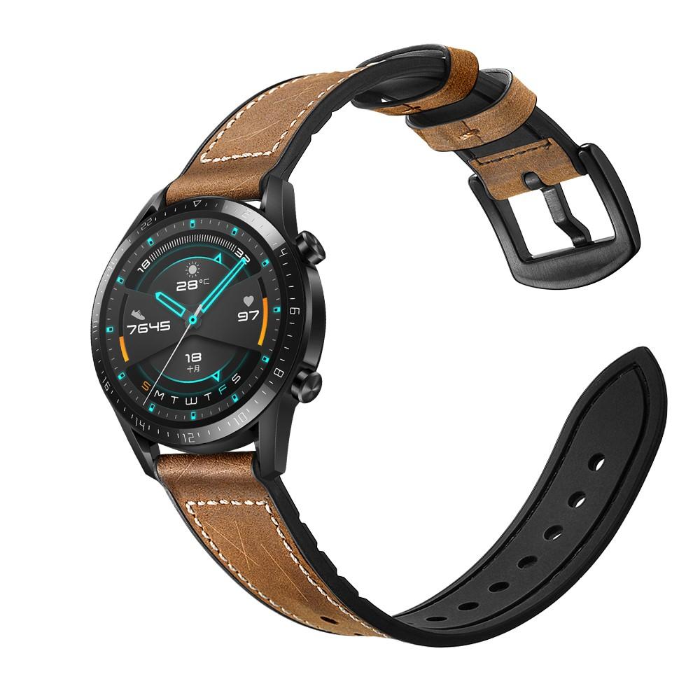 Huawei Watch GT 2 Pro/GT 2 46mm/GT 2e Premium Leather Band Brown