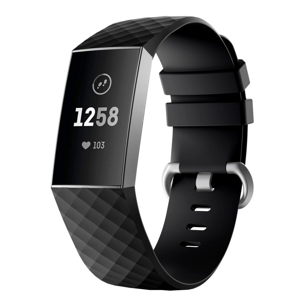 Fitbit Charge 3/4 Silicone Band Black