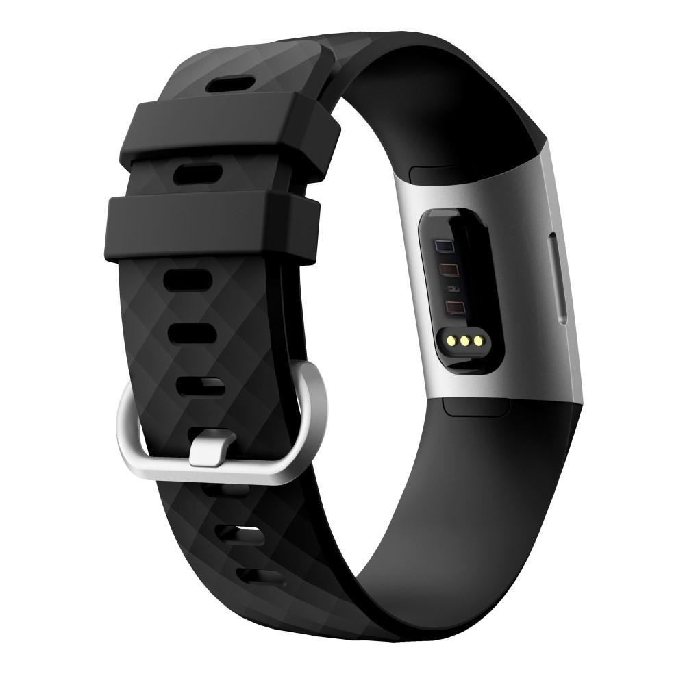 Fitbit Charge 3/4 Silicone Band Black
