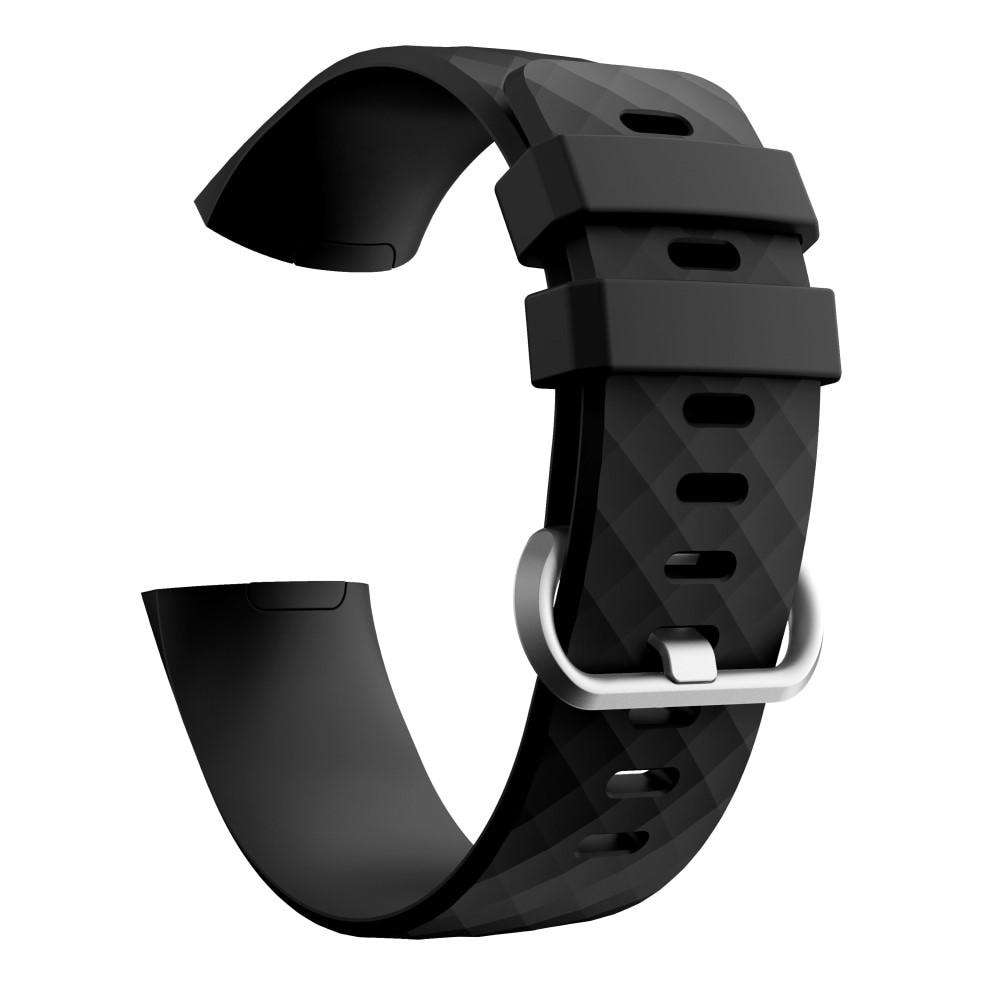 Fitbit Charge 3/4 Silicone Band Black