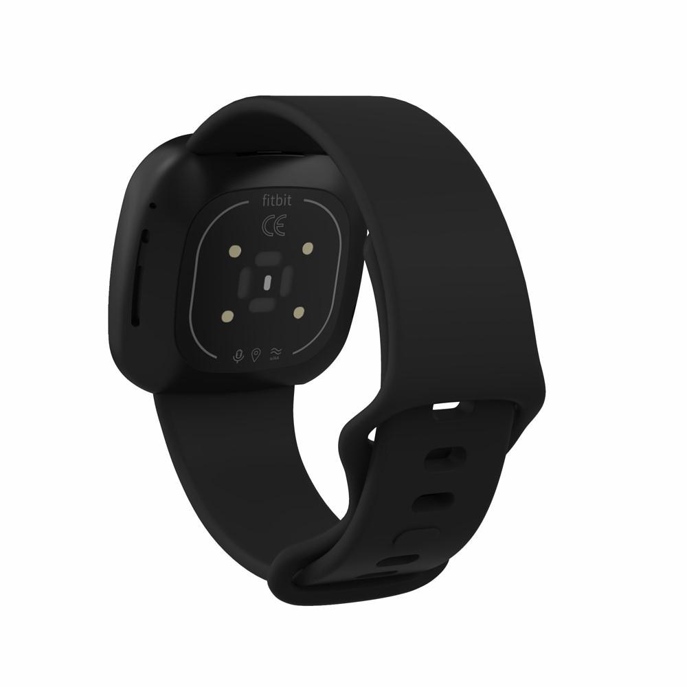 Fitbit Versa 3/Sense Silicone Band Black