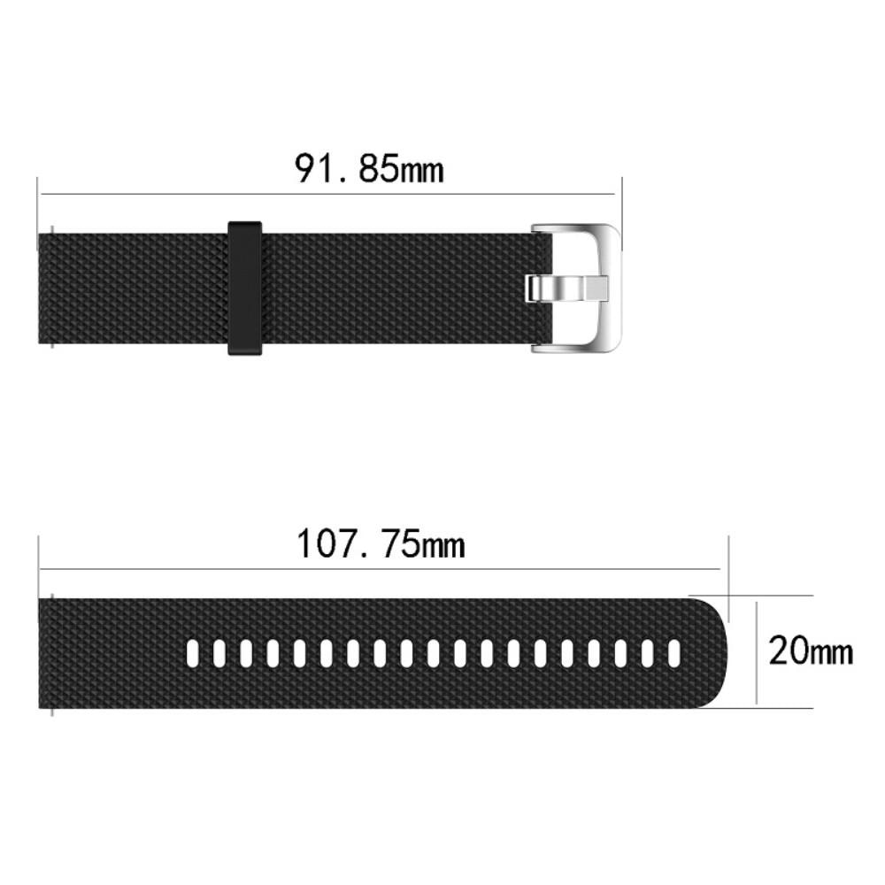 Polar Ignite Silicone Band Black