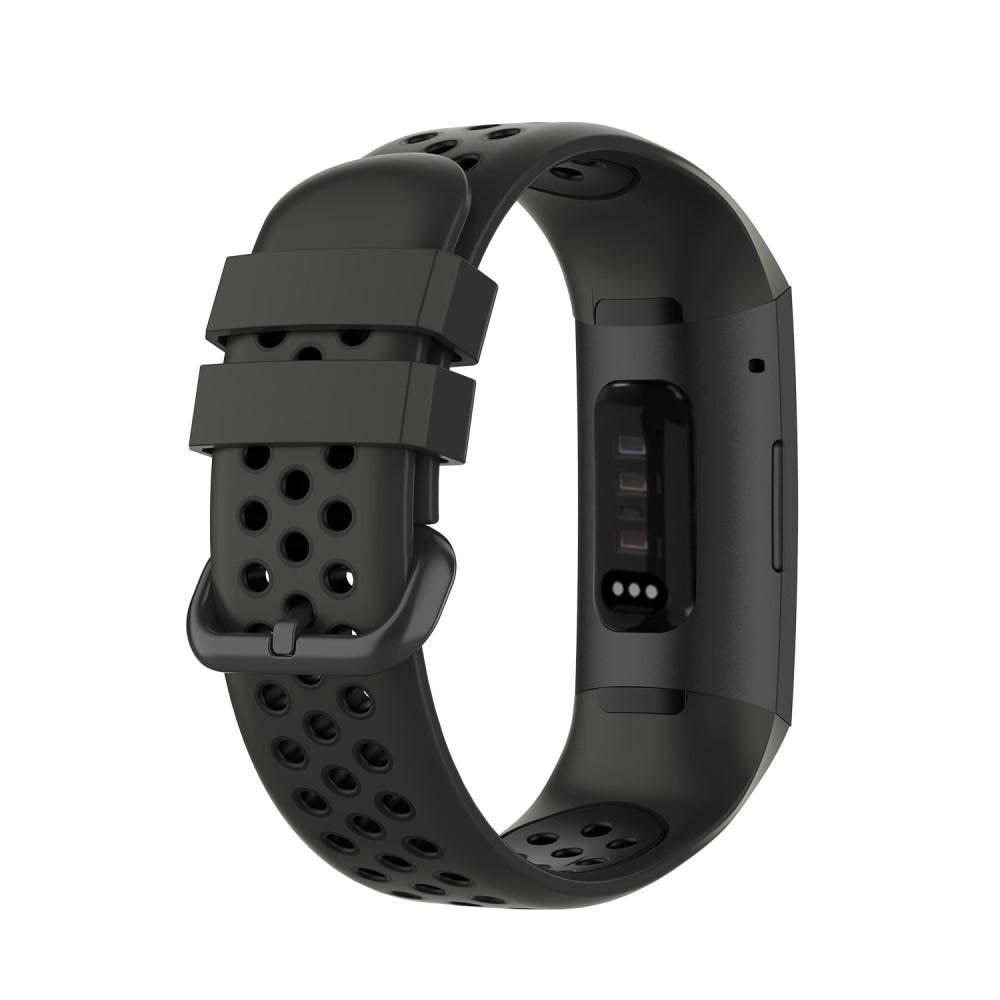 Fitbit Charge 3/4 Sport Silicone Band Dark Grey