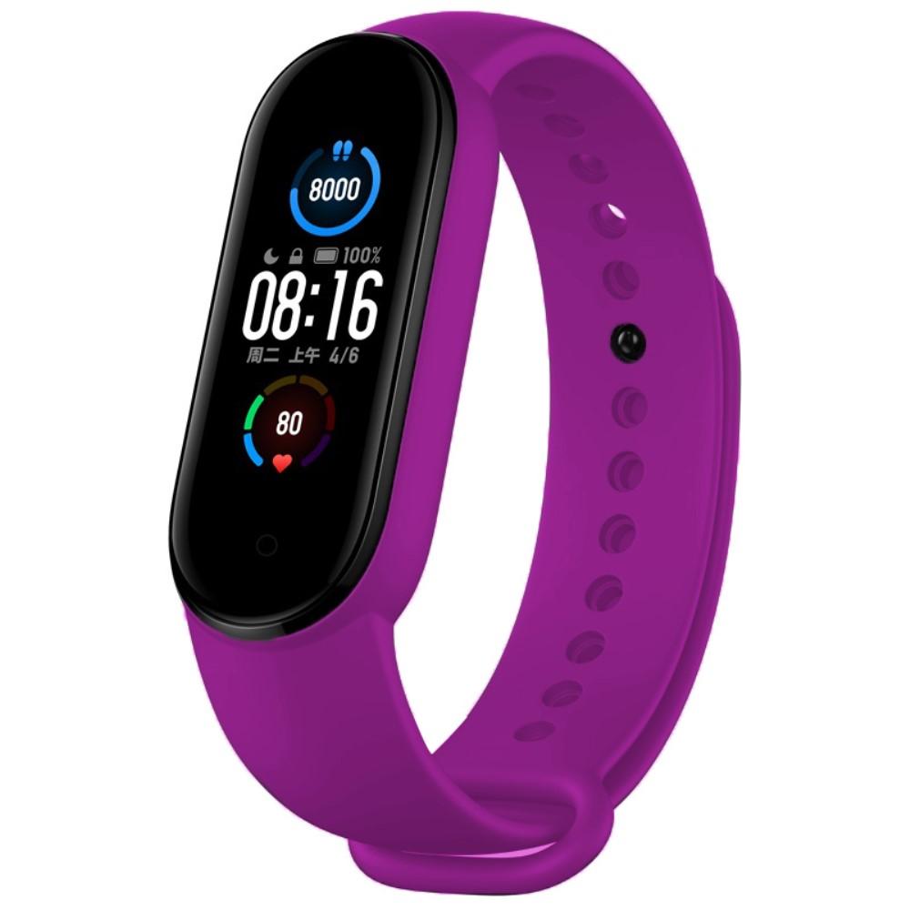 Xiaomi Mi Band 5/6 Silicone Band Purple