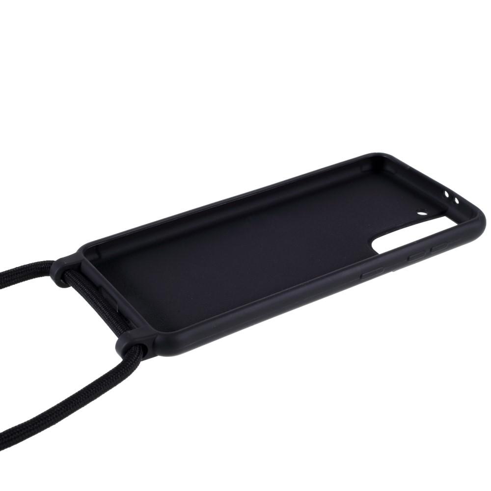 Samsung Galaxy S21 Cover Neck Strap Black