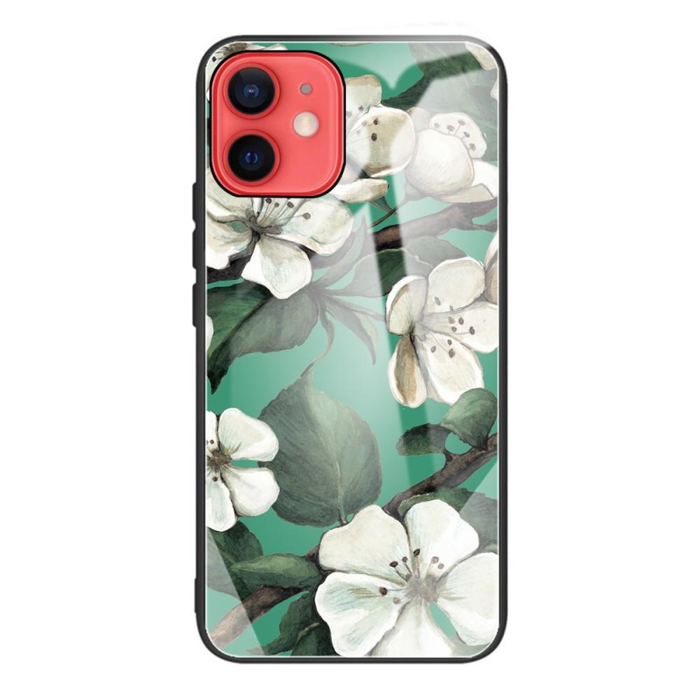 iPhone 11 Tempered Glass Case Flowers