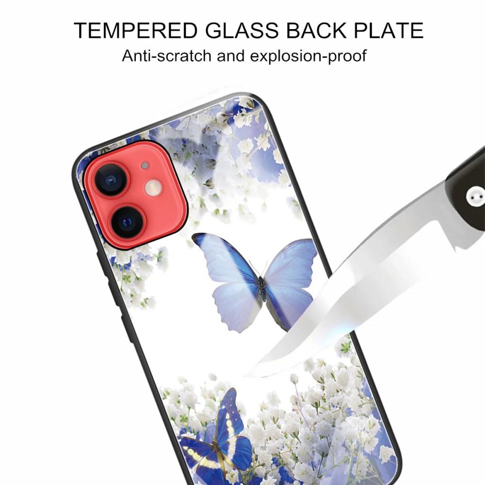 iPhone 11 Tempered Glass Case Butterflies