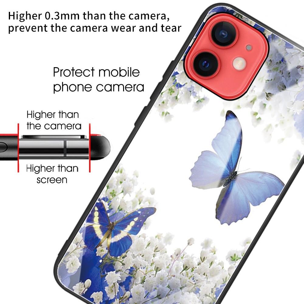 iPhone 11 Tempered Glass Case Butterflies