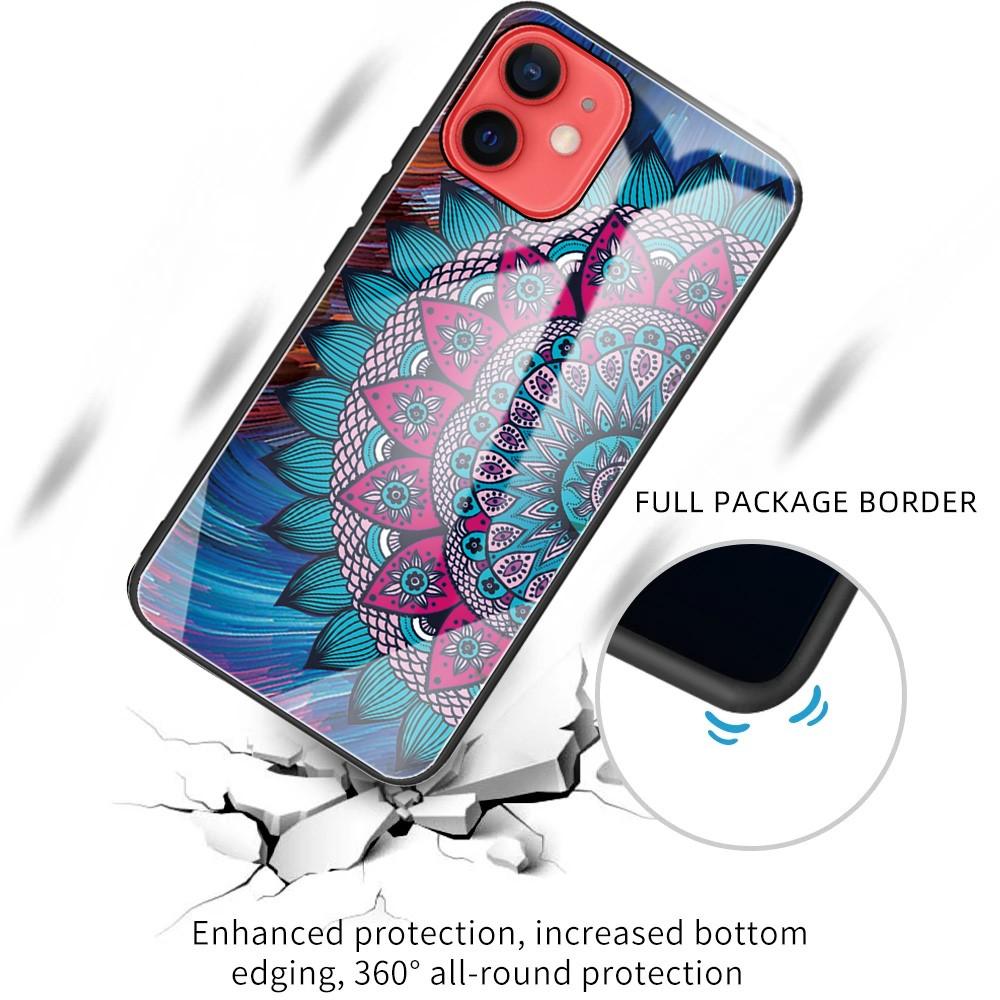 iPhone 11 Tempered Glass Case Mandala