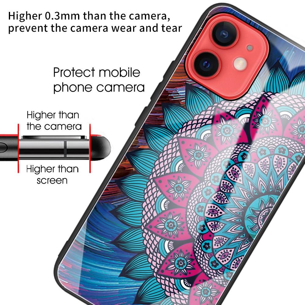 iPhone 11 Tempered Glass Case Mandala