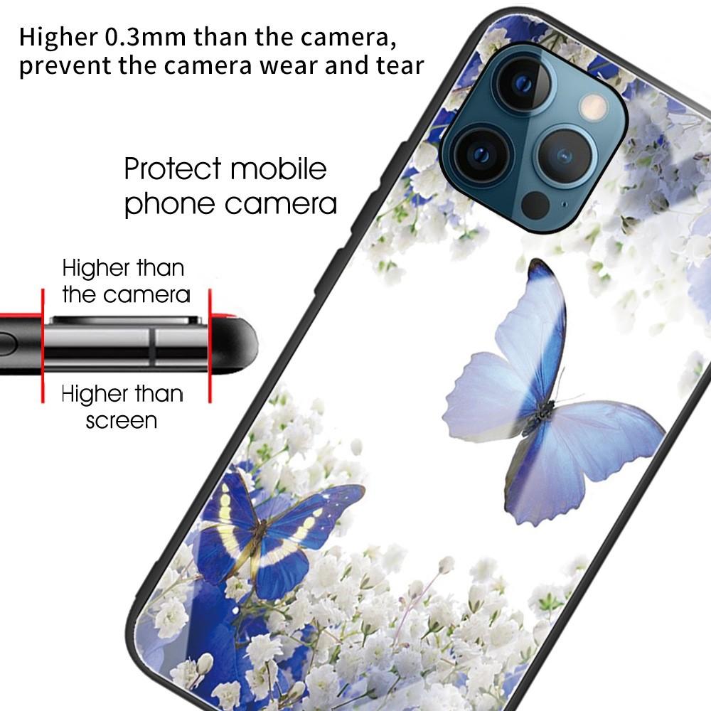 iPhone 12/12 Pro Tempered Glass Case Butterflies