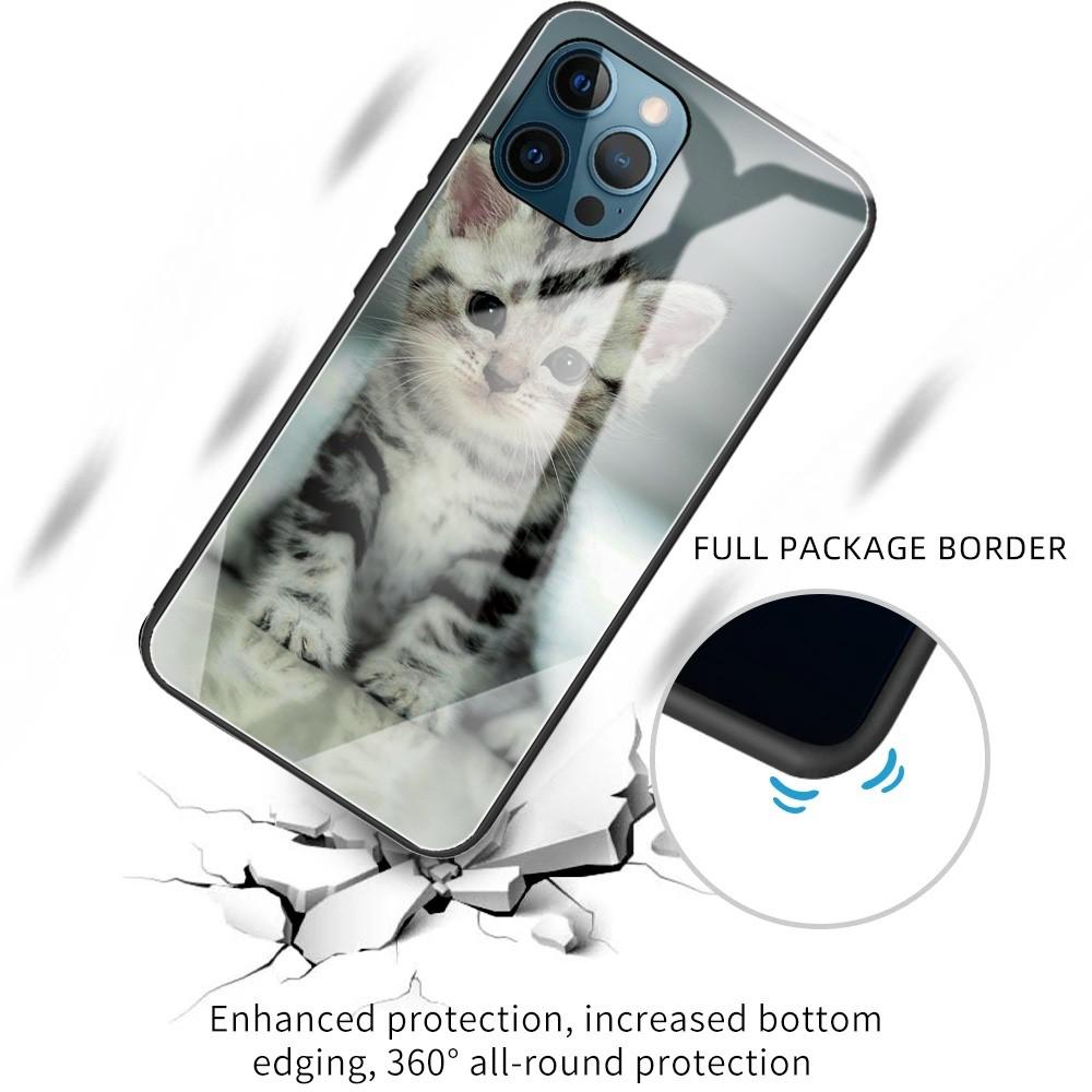 iPhone 12/12 Pro Tempered Glass Case Kitten