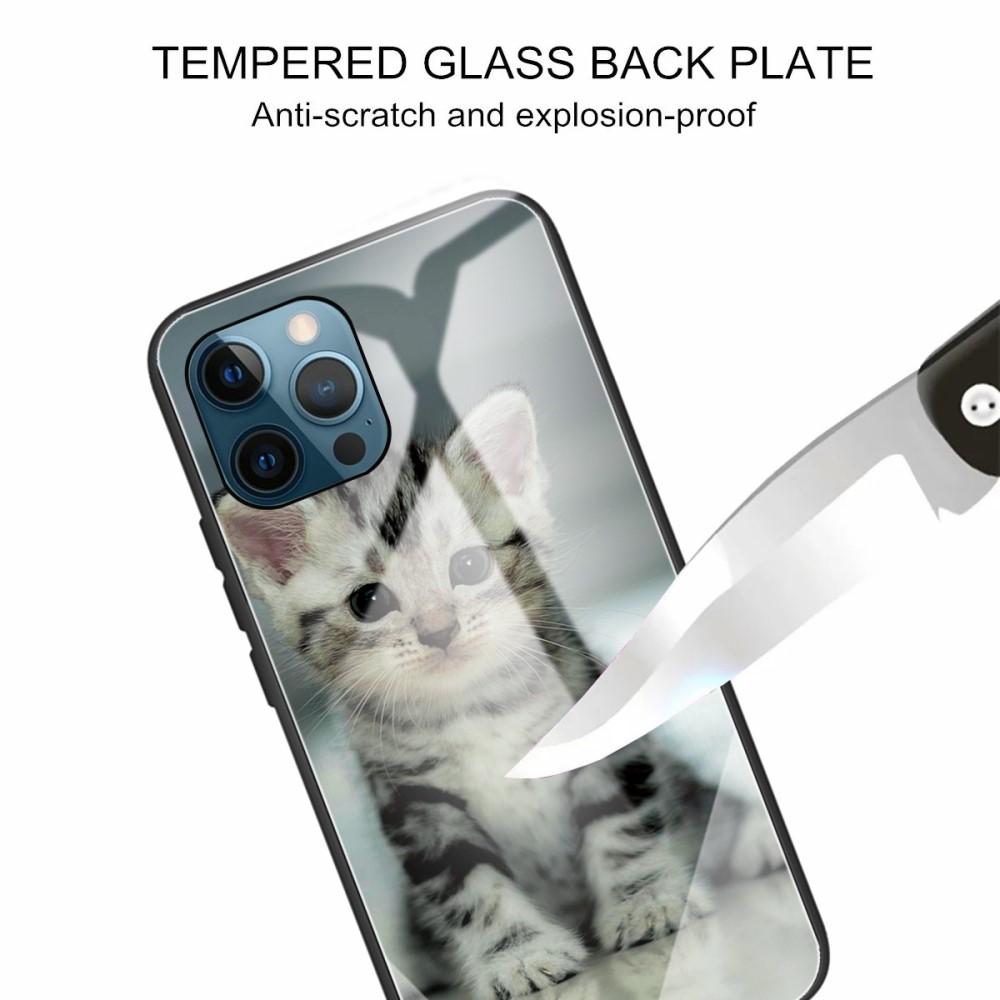 iPhone 12/12 Pro Tempered Glass Case Kitten